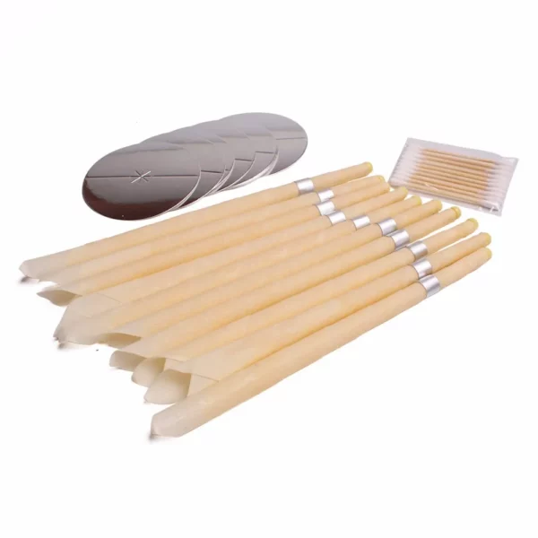 100 Pack Ear Candles - Made With Natural Beeswax