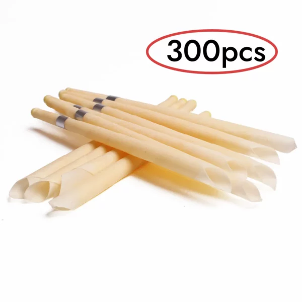 300 Pack Ear Candles - Made With Natural Beeswax