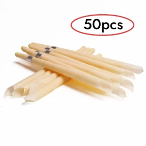 50 Pack Ear Candles - Made With Natural Beeswax